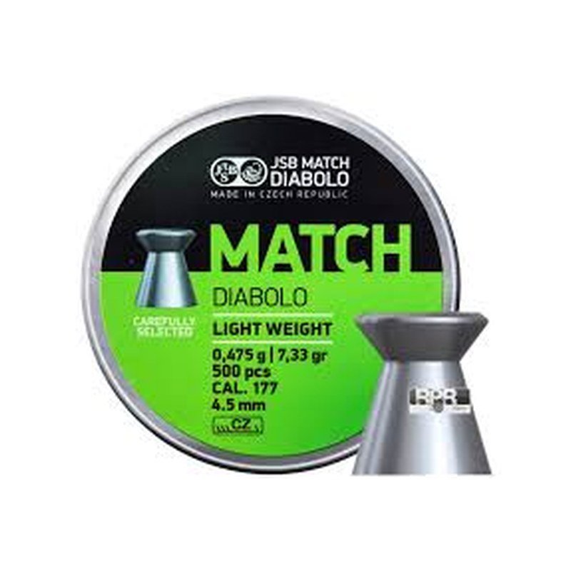 JSB Match Diabolo Pistol - 4.49mm